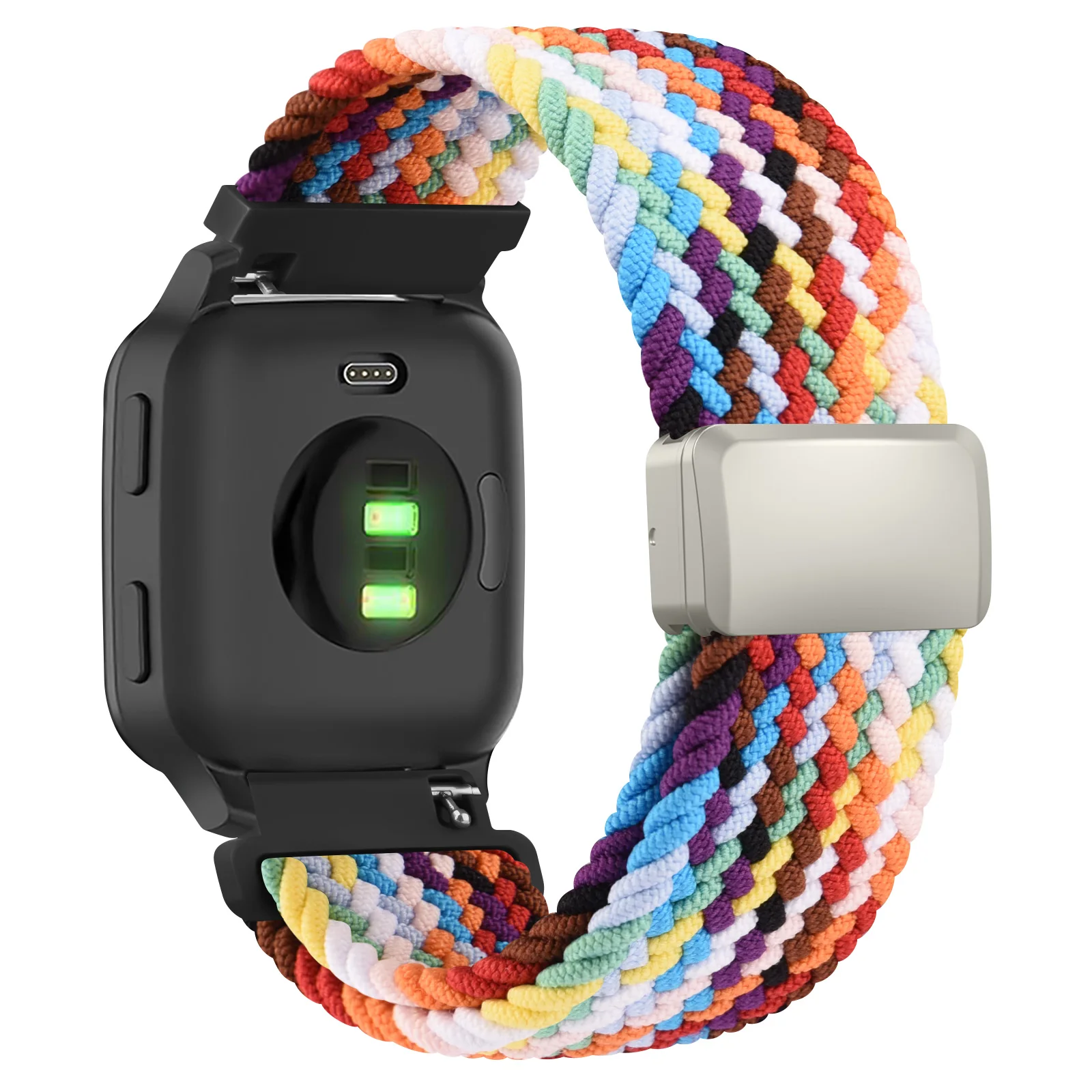 Braided Solo Loop Wristband for Garmin Smartwatches, 20mm Strap