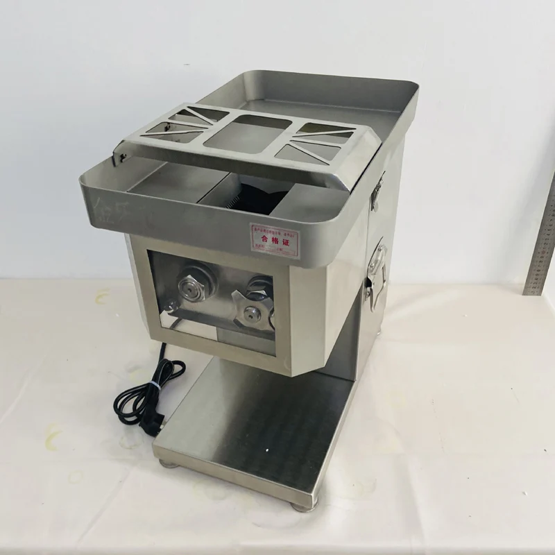 Blade Electric Meat Slicer Cutting Machine Kitchen Chopper Vegetable Cutter For Beef Turkey Home Appliance Commercial 5