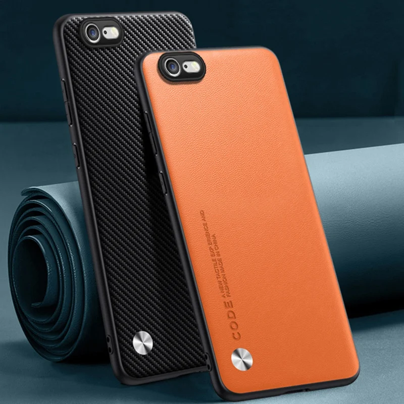 Custodia In Pelle Pu Di Lusso Per Iphone 6 6 S Plus Cover Posteriore Custodia Protettiva In Silicone Opaco Per Iphone 6 Plus Iphone6 S Coque