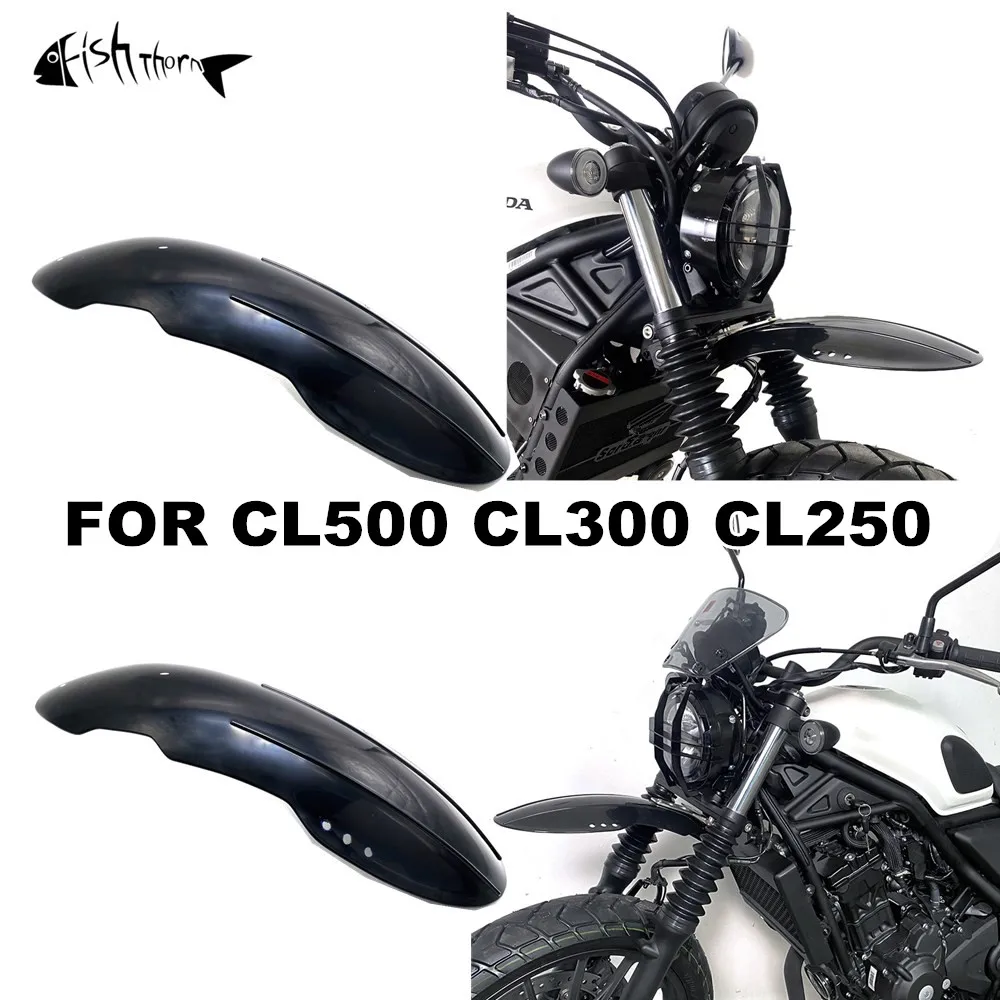 HHRDYY Motorrad Windschutzscheibe Für CL500/CL300 2023-2024 - Rauchfarben ABS Kunststoff