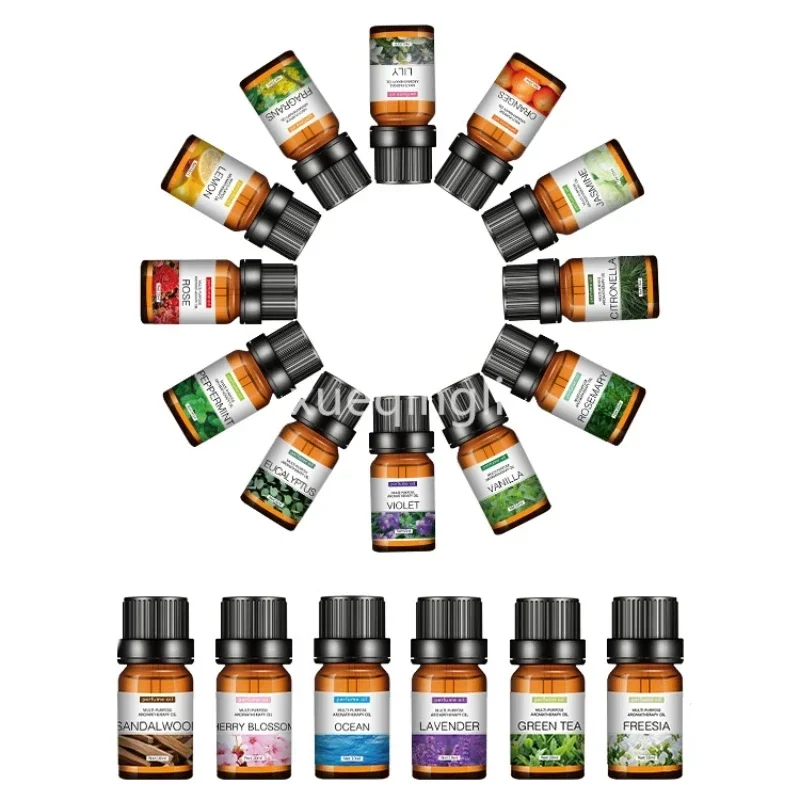 10ml Water Soluble Aromatherapy Essential Oil Humidifier Diffuser Essential Oil Home Fragrance Products Reed Diffuser Oils fragrance oil,aromatherapy refill liquid,essential oil set