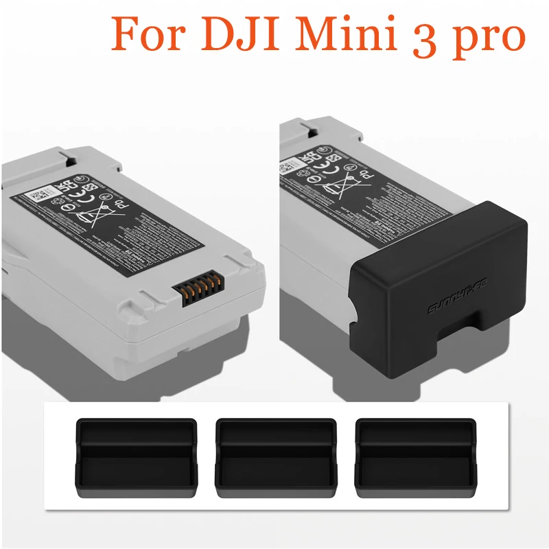 

3 Pack Dust-proof Plugs Battery Charging Port Cover Protector Cap Silicone for DJI Mini 3 Pro Flight Batteries Accessories