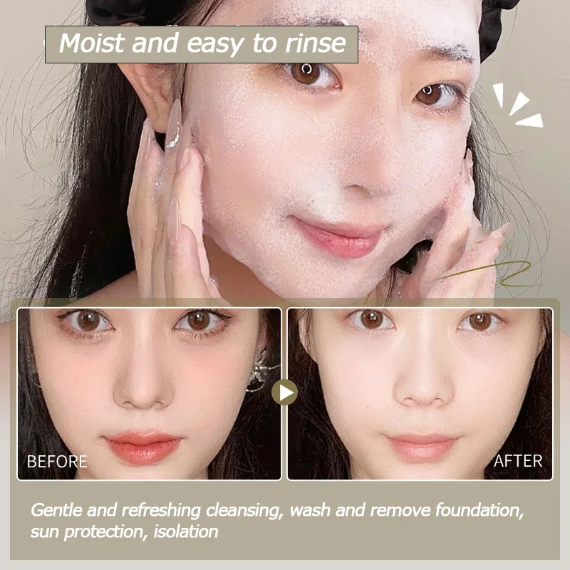 Gentle Facial Cleansing Oil and Makeup Remover for Oil-Control and Pore Purification