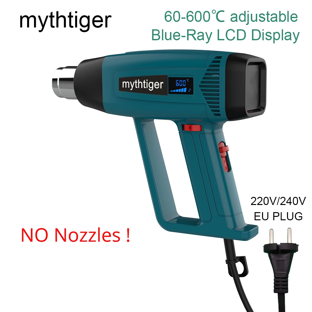 2000W LCD/NO LCD Heat Gun Variable Temperature Advanced Electric Hot Air Gun Power Tool Hair dryer for soldering Thermoregulator electric screwdriver kit Power Tools