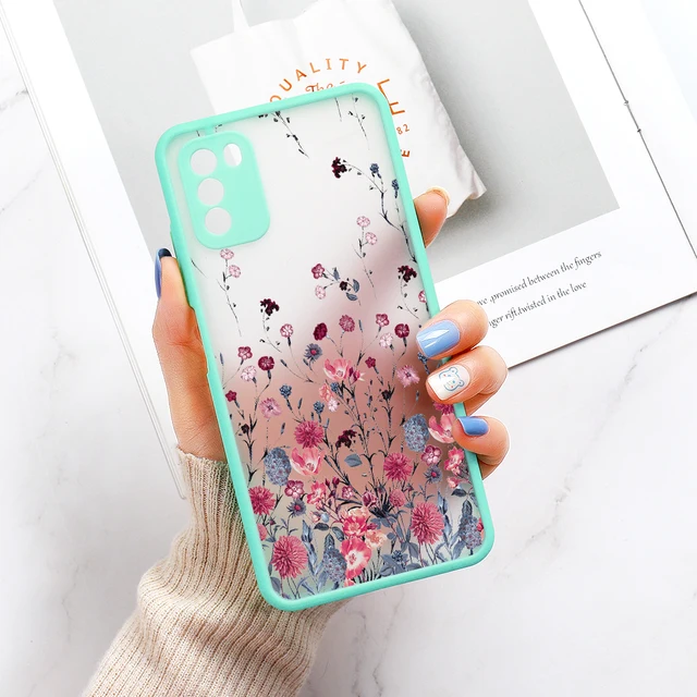 Redmi Note 10 Pro Case Poco X3 Pro Case Floral Fundas For Xiaomi 11T Redmi Note 11 8 9 Pro 9A 9T Poco F3 M3 M4 Mi 11 Lite Cover 3OA71