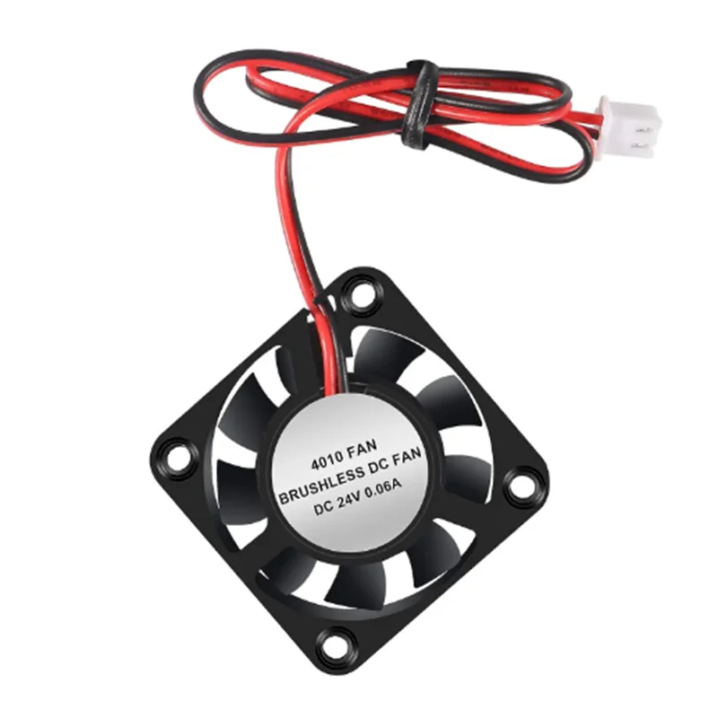 4개입 3D 프린터 냉각 팬 4010 블로워 40X40 X 10mm 유압 베어링 브러시리스 DC 12v 24v 냉각 팬 3D 프린터용