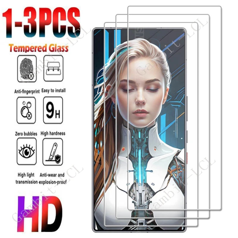 Premium 9H HD Tempered Glass Screen Protector - 1 to 3 Pack