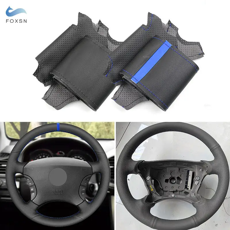 Auto Hand nähte Lenkrad abdeckung für Mercedes Benz CL Klasse W220 S430 S350 S500 S600 2005-2008 C215 1999 2005 2004-2009