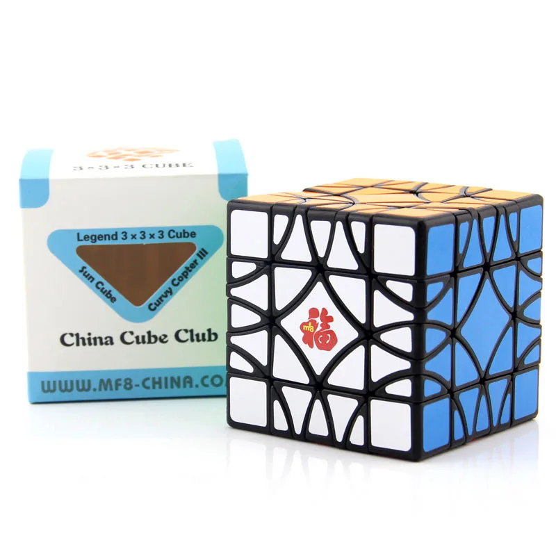 MF8 Grilles II V2 Strange-Shape Magic Cube Twisty Puzzle Stickerless Black Original Plastic Body Limited Version Hexahedron Toy 6