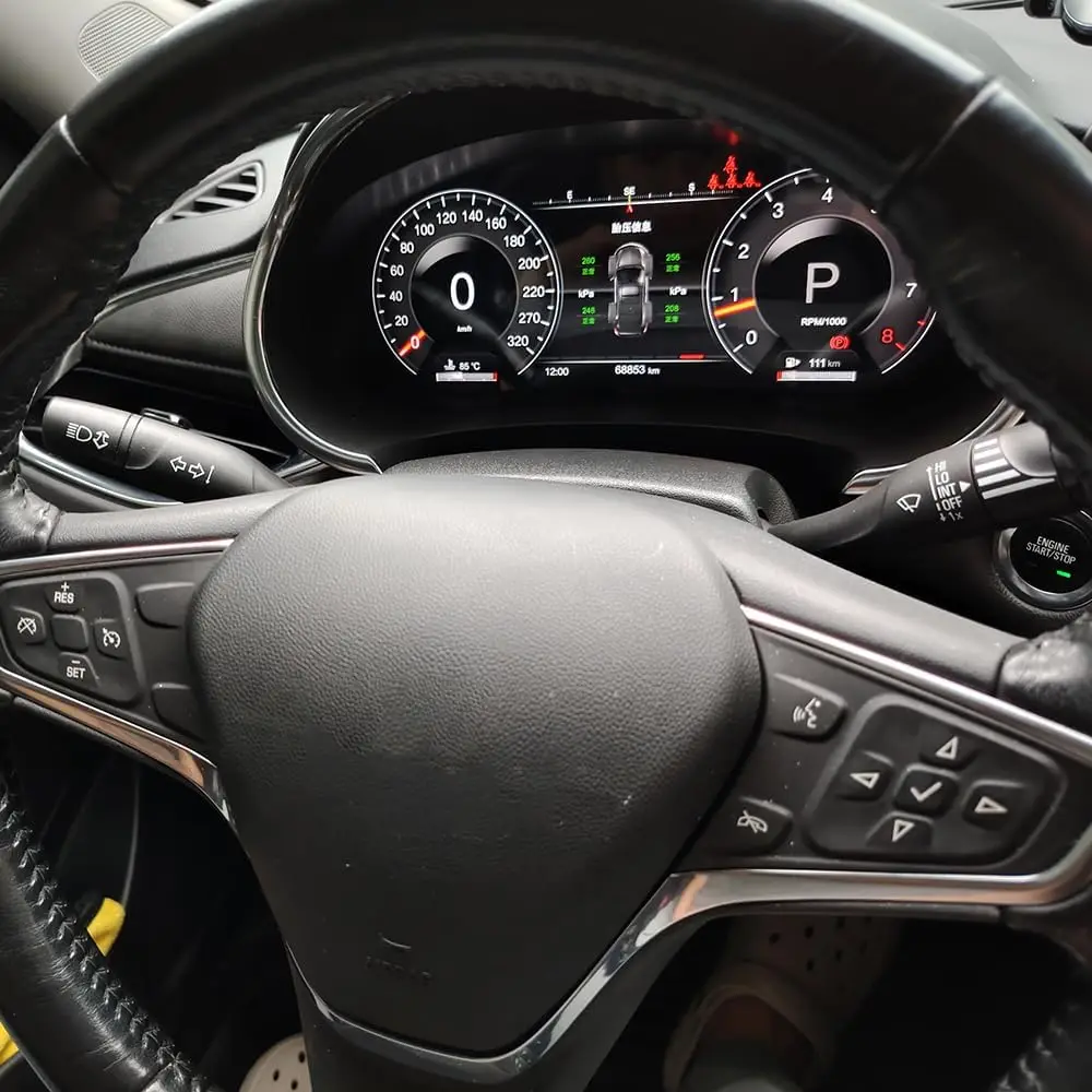 Cabina Virtual Android de 12.3 Pulgadas para Chevrolet Malibu XL 2016-2022, Panel Digital para Automóvil, Pantalla LCD, Velocímetro, Unidad Principal 3