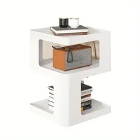 petite armoire de chevet, table basse moderne luxueuse et simple, quelques côtés, salon créatif nordique, quelques coins. 5