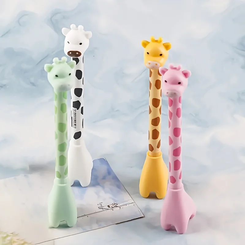 Charming Giraffe Gel Pens – Realistic Design, Smooth Writing, Exquisite Signature Tool
