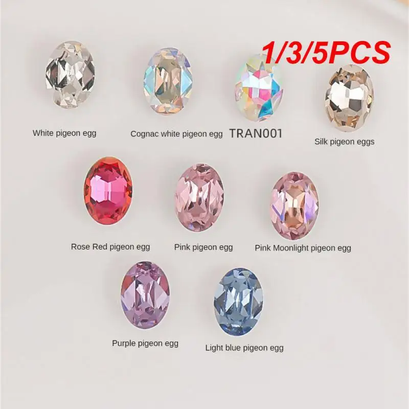 

Simple And Stylish Crystal Nail Jewelry Easy To Use Manicure Comfortable To Wear Easy To Carry Pigeon Egg