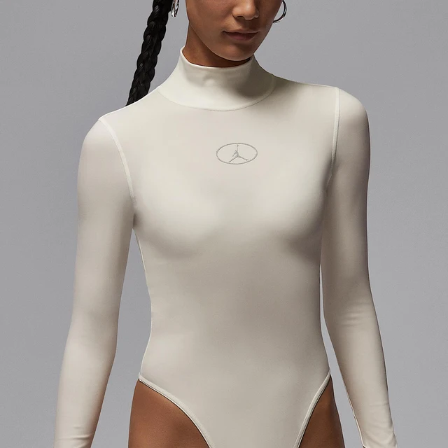 Ensemble de sweat-shirt à capuche respirant à col montant pour femme Nike JORDAN authentique HV0351-133 1