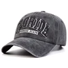 Unisex FLORIDA Letter Embroidery Wash Baseball Caps Spring and Autumn Outdoor Adjustable Casual Hats Sunscreen Hat 2