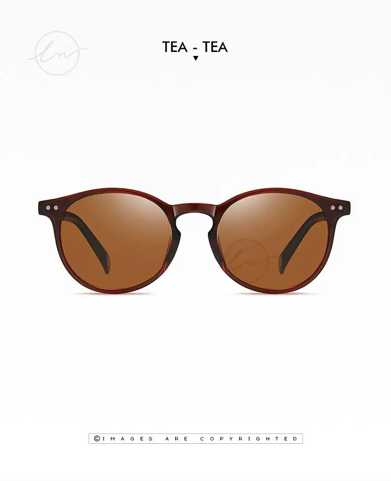 LM Retro Round Sunglasses Women Men Ultralight TR90 Polarized Unisex Driving Shades Vintage Sun Glasses UV400 Gafas De Sol