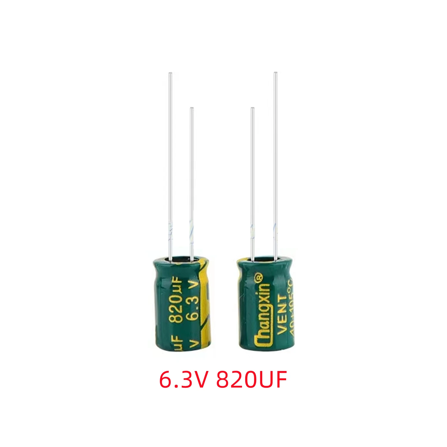 

6.3V DIP High Frequency Aluminum Capacitor 6.3V 820UF Aluminum Electrolytic capacitor