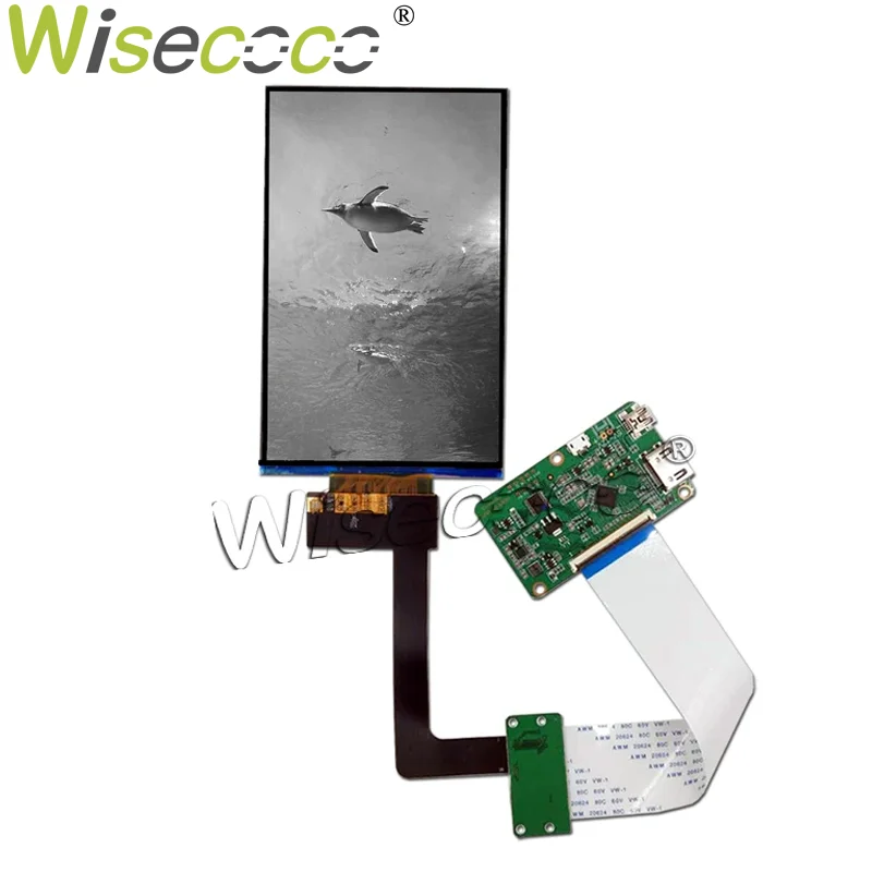 Mono Lcd Monocromático Display para Impressora 3d Mipi Polegada 1620*2560 2k 50pin