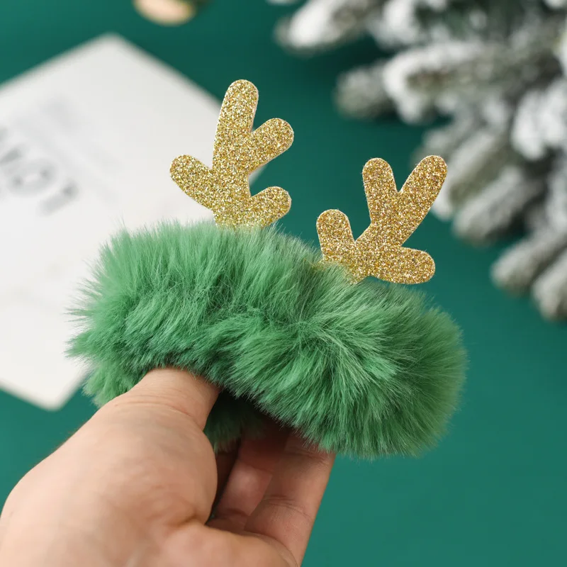 Christmas Hair Accessories Santa Claus Hair Clips Ties Brooch Kit Christmas Party Decoration New Year Kids Girls Gift Xmas Tree