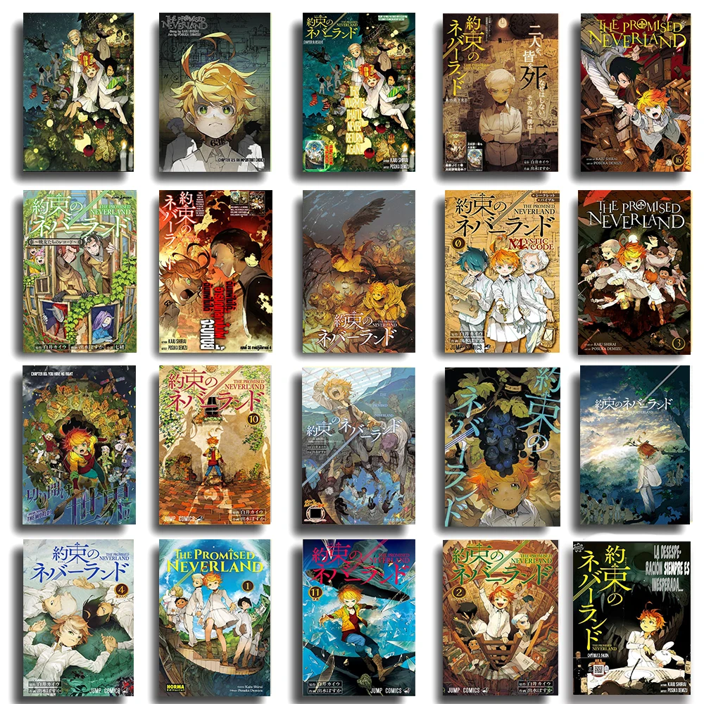 Japan Cartoon Anime The Promise Neverland Kids Wall Home Decor Kids For Living Room Quality Canvas Painting Poster Art Decor