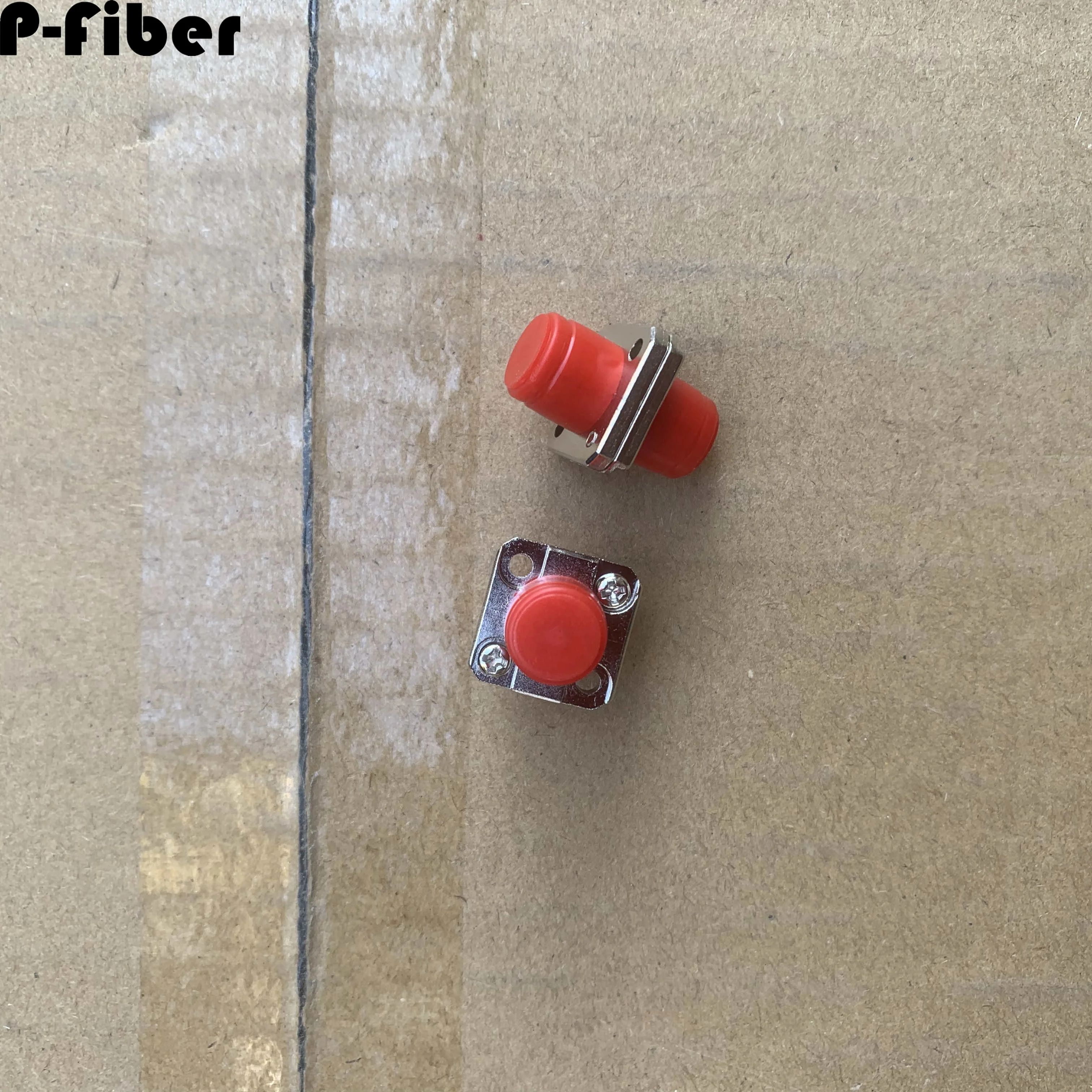 5pcs FC 어댑터 광장 유형 분할 광섬유 커넥터 FC/UPC ftth 커플러 두 바디 용접 SM MM 고품질 P-FIBER