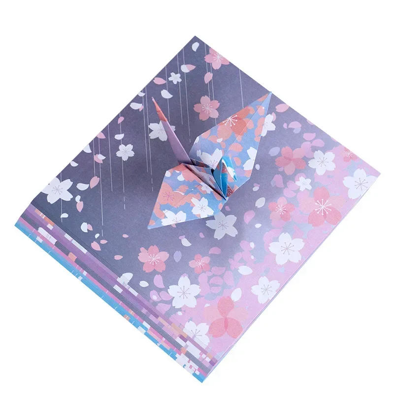 Carta Per Origami Giapponese - 50 Fogli 15x15 Cm Motivi Doppia Faccia Per Arte E Fai Da Te
