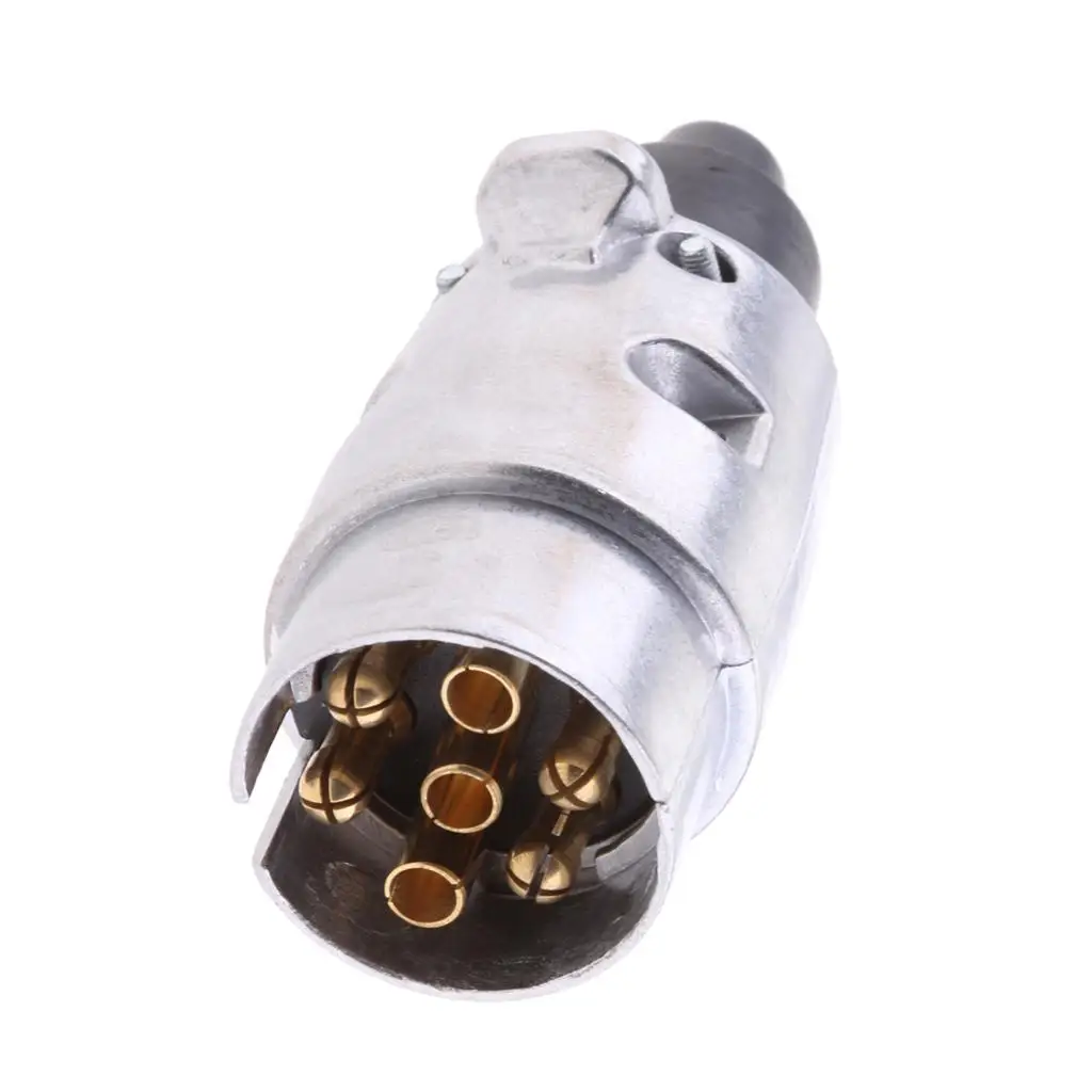 

Towing Electrics 7 Pin Aluminum Plug for Car Trailer Lights - EU