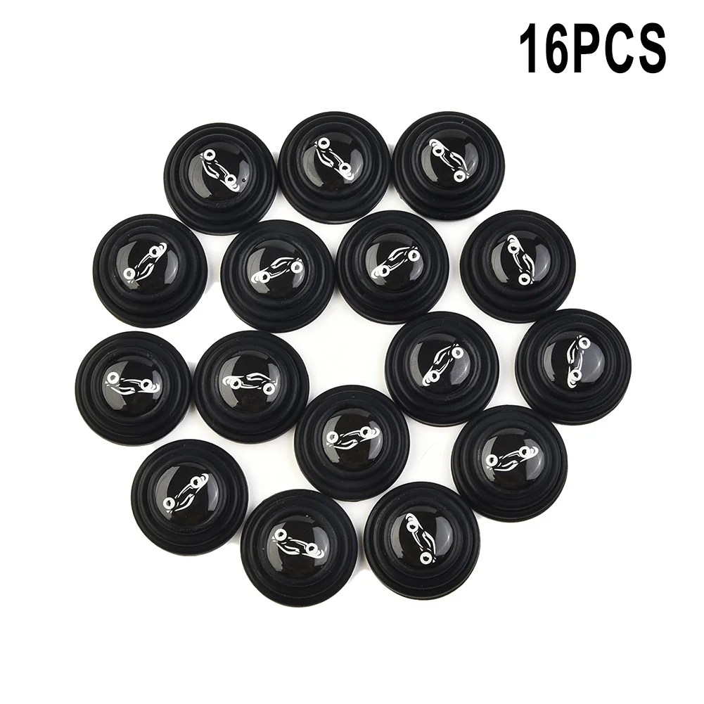 

16pcs Car Door Shock-absorbing And Silent Gasket Shock-proof Pads Accessories Anti-vibration Mat Accessories