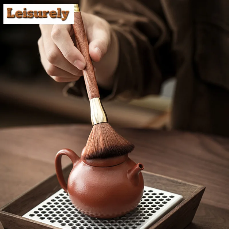 Chinese Rosewood Tea Ceremony Six Gentlemen Boutique Tea Pen Tea Knife Spoon Tube Make Tool Sets Tea Tool Set Teaware Utensils