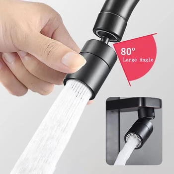 360 ° Rubinetto da cucina universale Aeratore antispruzzo Rubinetto da bagno Rubinetto girevole Rubinetto a 2 modalità Ugello per rubinetto Gorgogliatore Rubinetto per lavello da cucina 1
