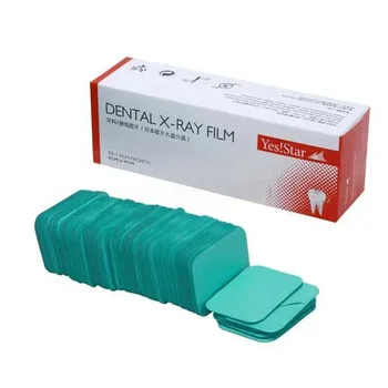 100 Pz/scatola Dentale Pellicola a raggi X Ad Alta Definizione Sviluppo Rapido Pellicola a raggi X Cavità Orale Pellicole per immagini mediche Radiografo