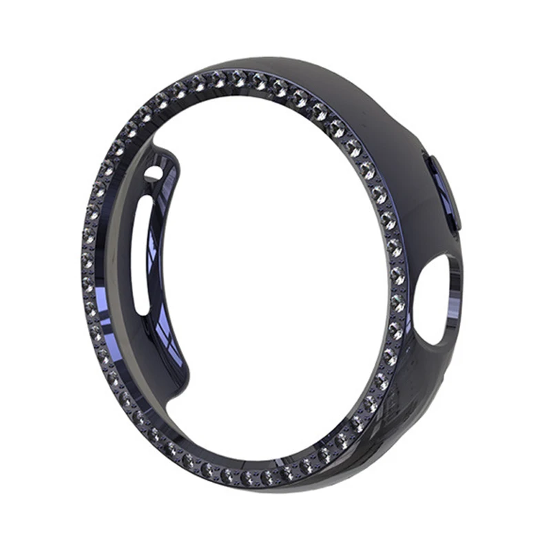 Luxurious Diamond-Studded TPU Watch Case - Sleek and Durable Protection