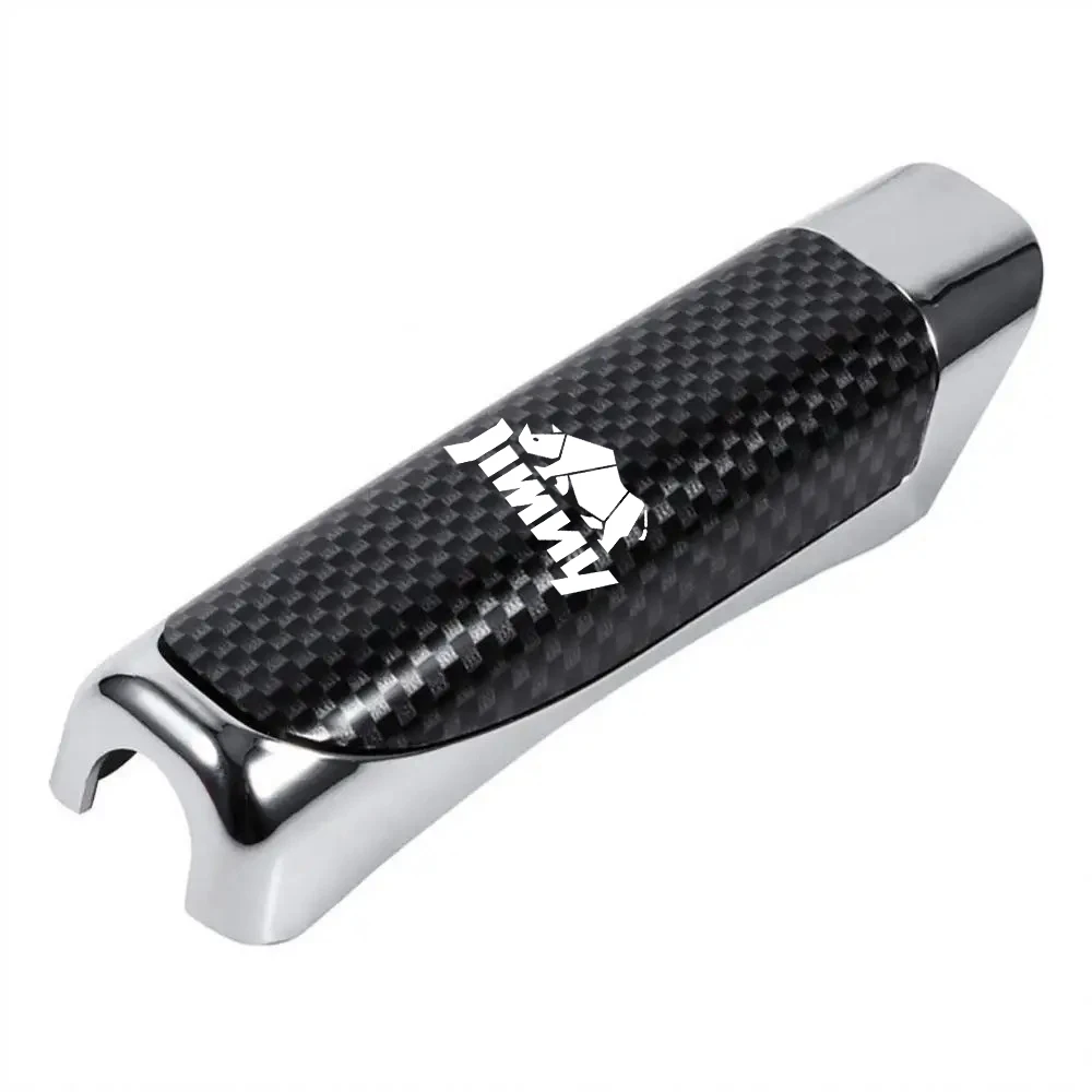 Car Carbon Fiber Handbrake Grips Protection Anti-slip Cover 1x for Suzuki Jimny jb23 jb64 jb43 jb74 jb53 jb32 hand brake cover