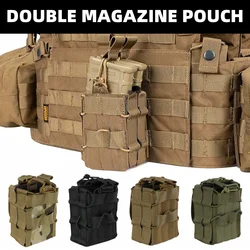 Tactical Molle Single Double Magazine Pouch for M4 M14 M16 AR15 G36 Magazine Hunting Outdoor Tool Waist Mag Holder