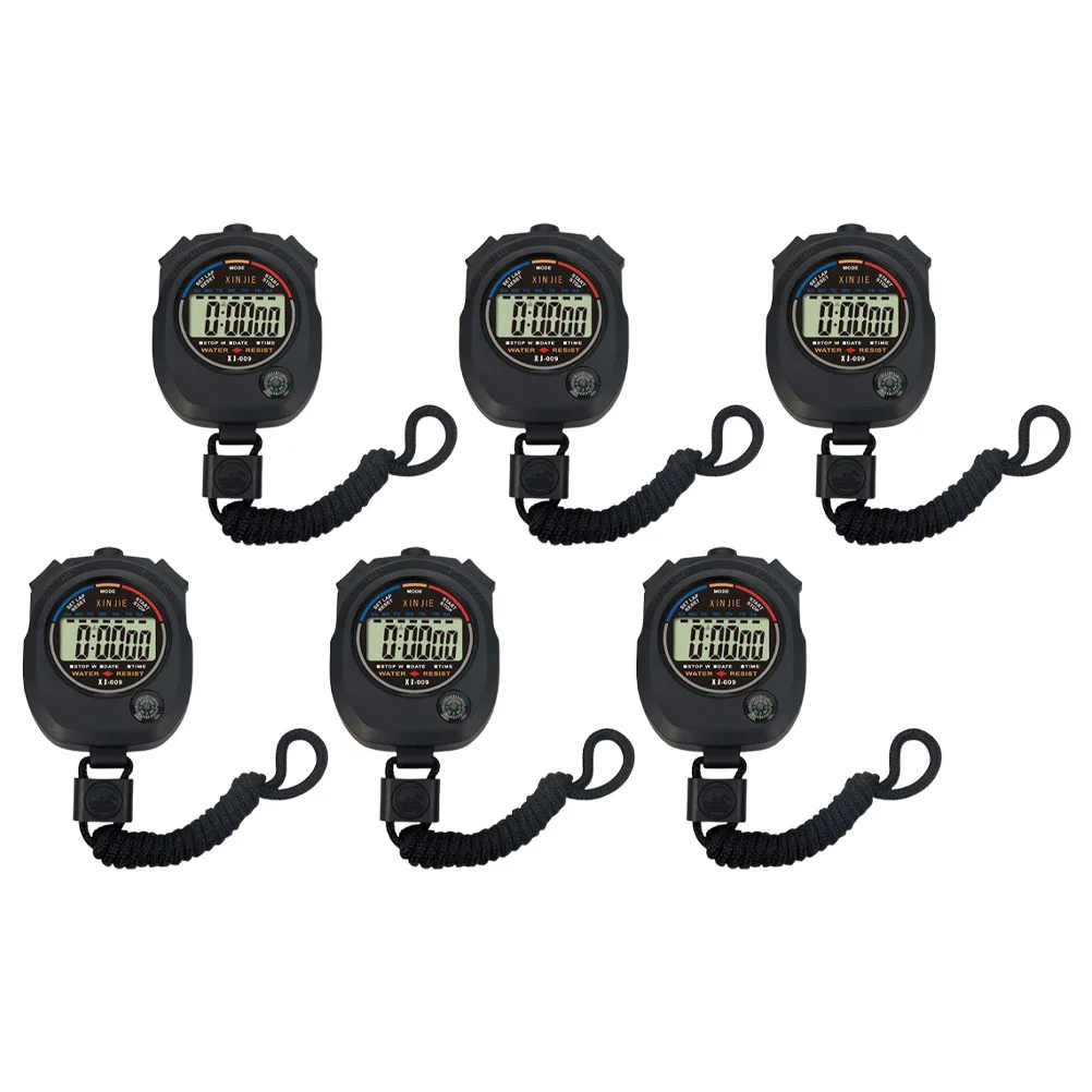 3Pcs Game Stopwatch Match Timer Electronic Watch Practical Training Timer stopwatch for match