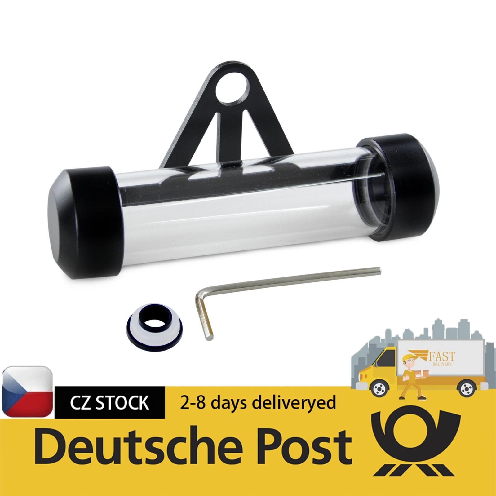 Ugozen Porte Vignette Assurance Moto Tube, Accessoire Scooter/Moto Support  De Vignette Assurance Etanche Noir 50x25 mm d'affichage - Cdiscount Auto