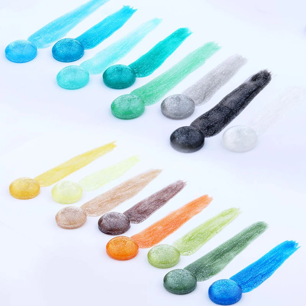 DIY Candle Dye Set Candle Dye Kit 24Colors Candle Dyes Shiny 10ml Dyeing Pigment Liquid Color Essence For DIY Wax Candle Mold Soap Coloring Handmade Crafts Resin