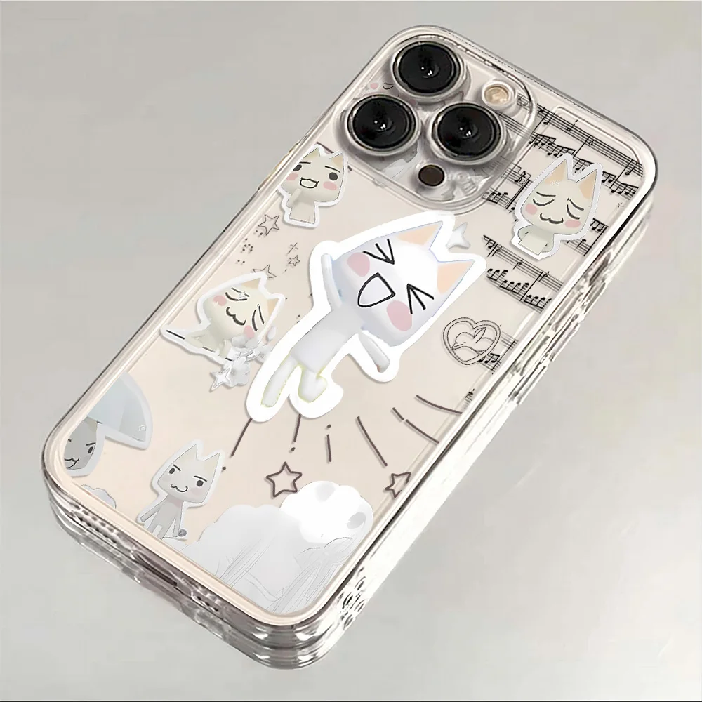 Adorable Toro Inoue Cat Clear TPU Phone Case