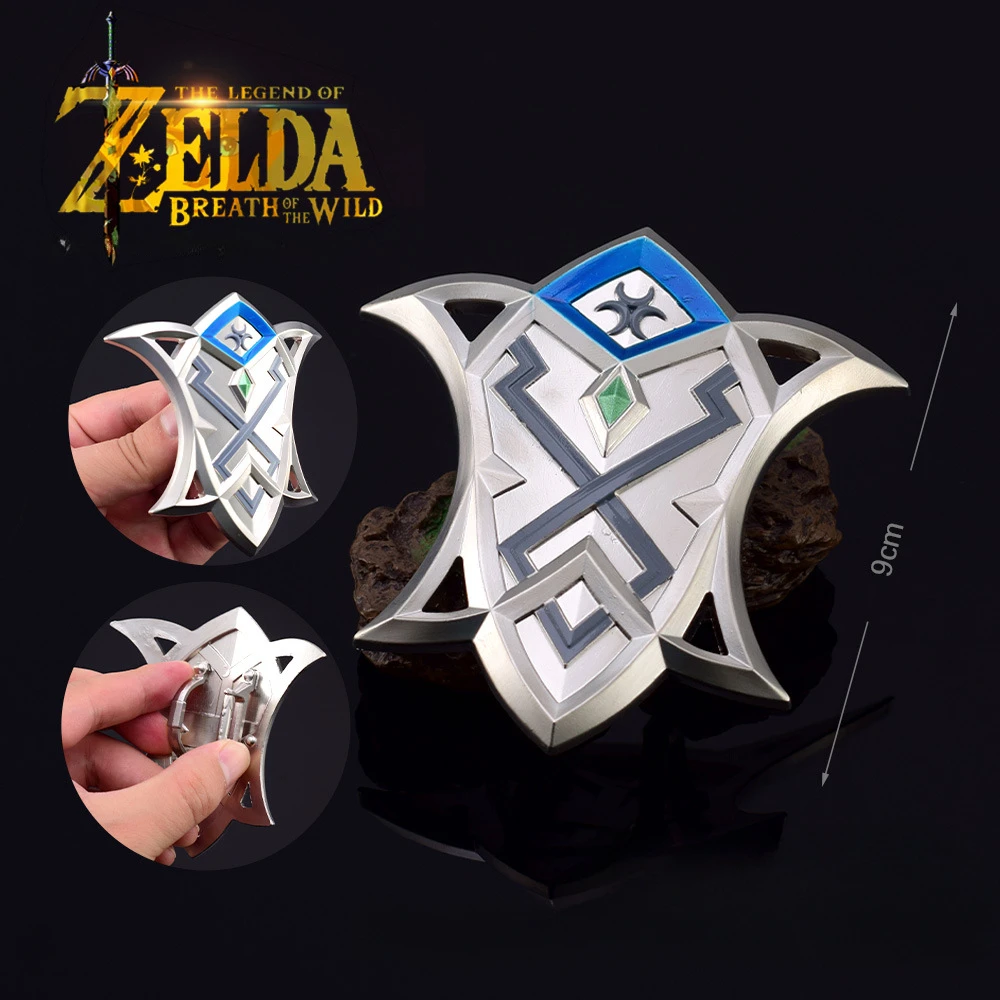 Legend of Zelda Breath of the Wild Shield - Black & Gold 