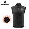 ROCKBROS Cycling Vest Windproof Winter Autumn Fleece Warm Bike Vest for Outdoor Sports MTB Road Thermal Bicycle Tops Waistcoat﻿ 1