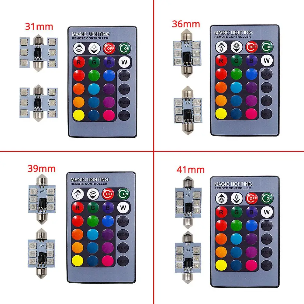 2X RGB 6SMD   佺  , ڵ ڵ    LED  Ʈ,  õ, Ʈũ , C5w