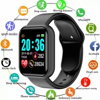 Y68 Smart Watch Men Women Heart Rate Oxygen Blood Pressure Monitoring Multi-Function Sleep Monitoring Smartwatch for Ios Android 1