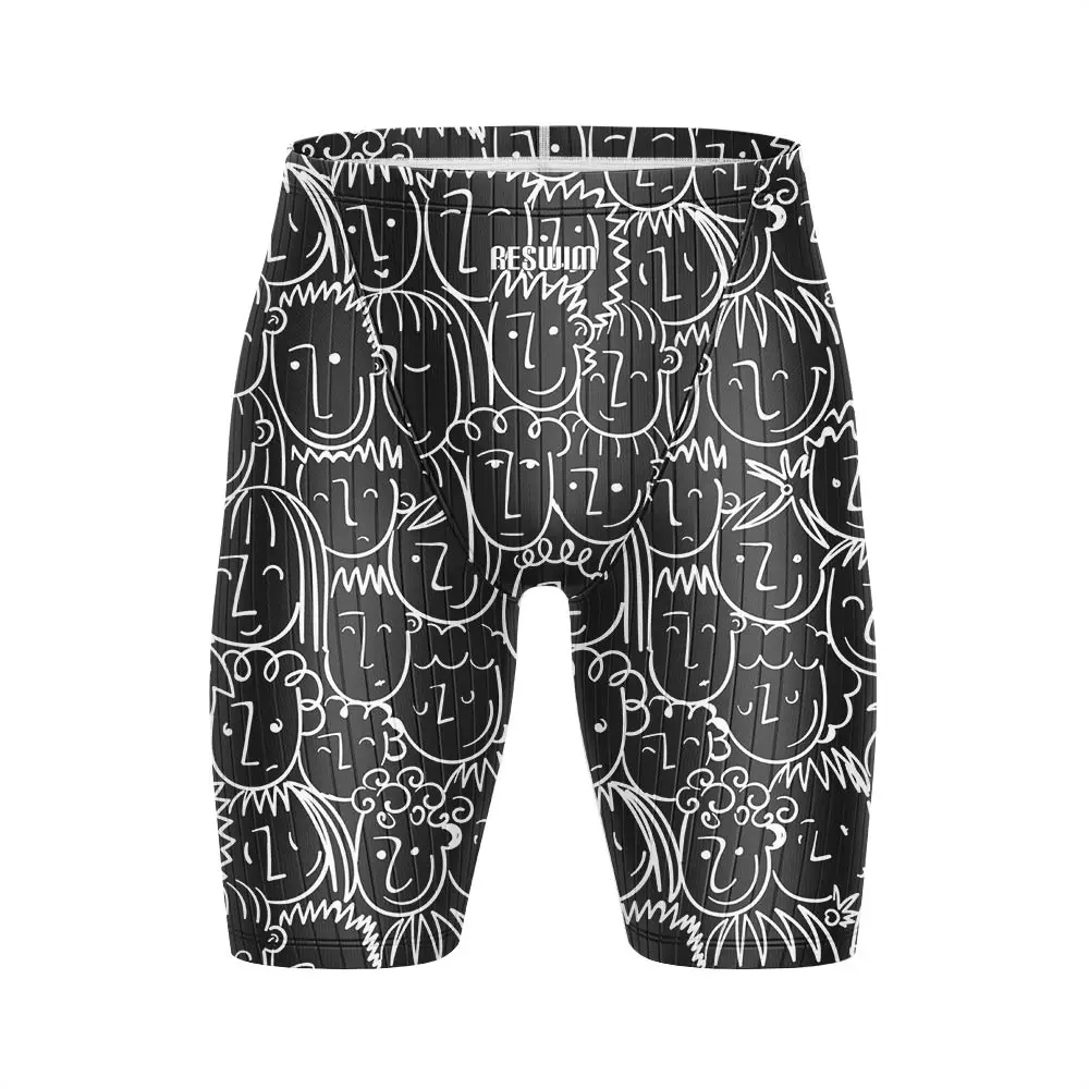 Summer Men's Jammer Swim Surf Shorts Summer Trunks Cartoon Swimwear Training Trunks Swimsuit New Beach Volleyball Swimming Pants