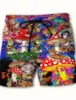 Men's Board Shorts Swim Shorts Swim Trunks Drawstring Graphic Prints Mushroom Quick Dry Short Casual Hawaiian  Micro-elastic 1