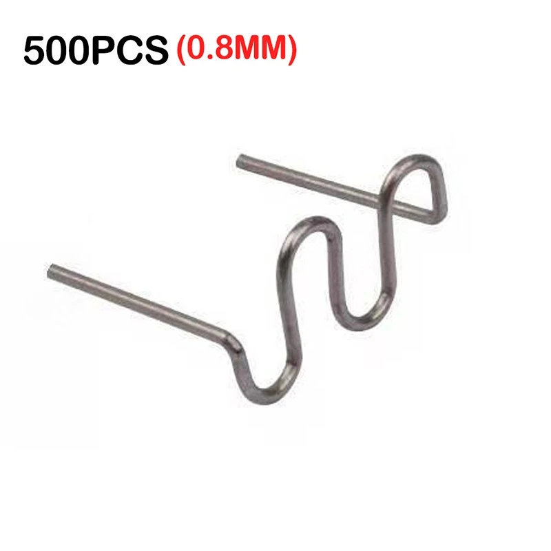 New 500Pcs/Set Hot Stapler Staples For Plastic Welder Repair  Hot Welding Machine Welding Bumper Car Repair Tool S Wave Staples electric soldering iron