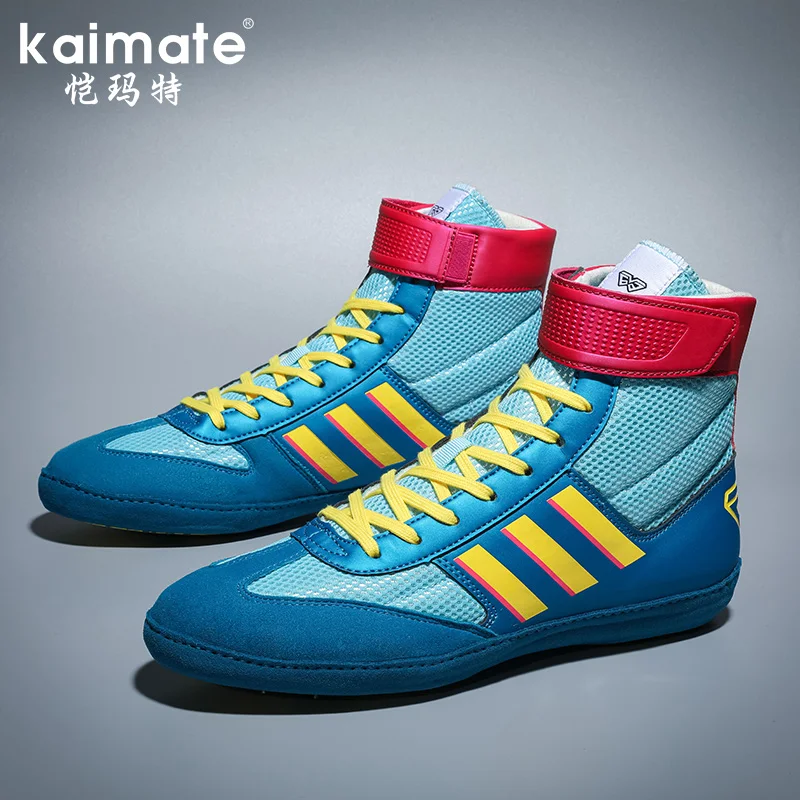 Adult boxing shoes Anti-slip Breathable Men's Wrestling Shoes Professional Training Original Equipment Wrestling Boots