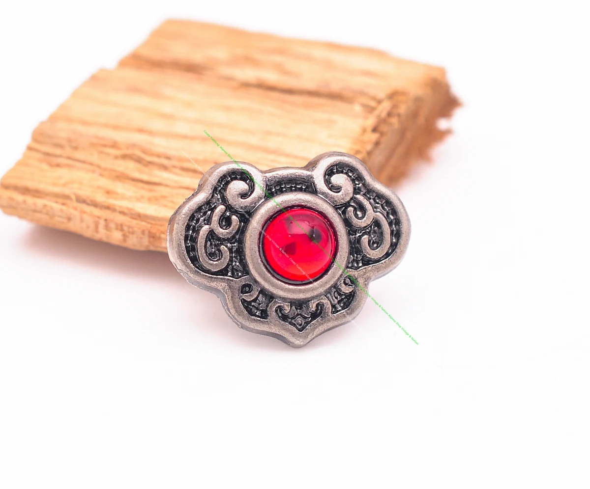 10 Stück 15*20mm Vintage Deko-Elemente für Geldbörsen, Lederarbeiten, Kragen-Accessoires, Conchos, DIY Handarbeit, Leder-Schraubverschluss für Geldbörsen – Detail 16