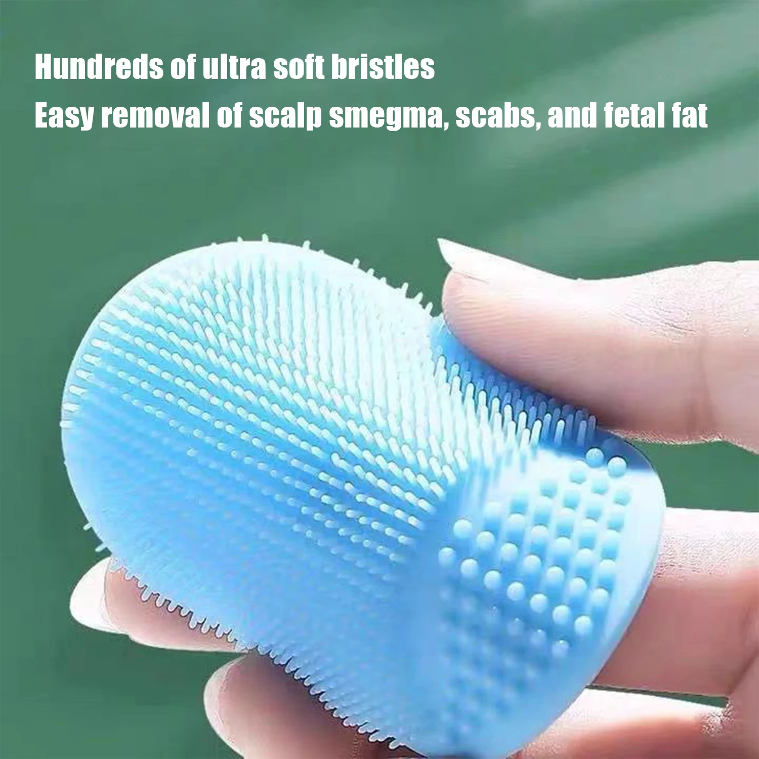 Hair Brush Comb 1pcs Children Silicone Shampoo Brush Bathing Head Hair Washing Massage Wiping Combing
