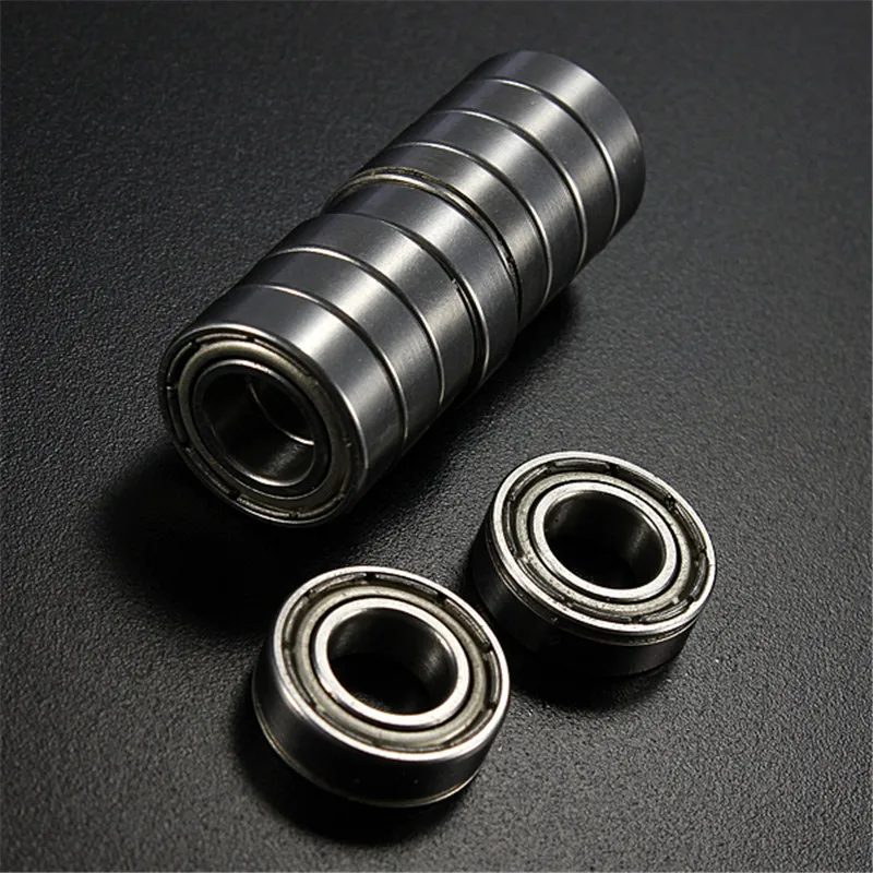10Pcs/Set 688zz Metal Ball Bearings Set Sealed Deep Groove Radial Ball Bearing for Skateboard Scooter 3D Printers 8 x 16 x 5mm ball bearings,metal shielded ball bearings