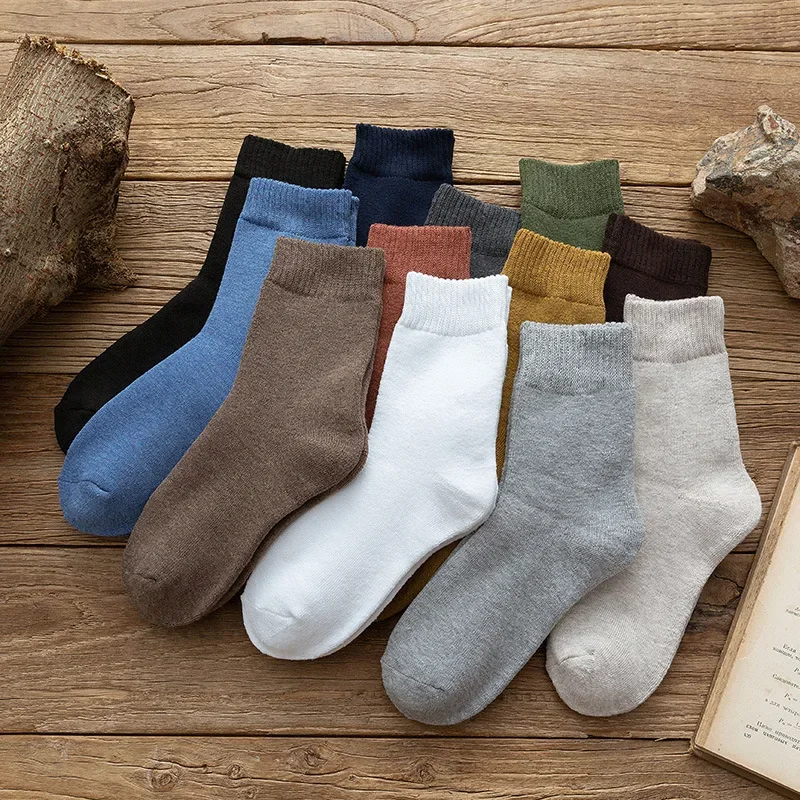 

Зимние носки мужские хлопковые осенние и зимние модели толстые теплые зимние полотенца очень толстые плюс бархатный бархат производитель оптовая продажа